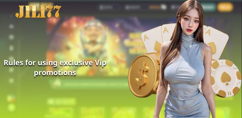 Rules for using exclusive Vip promotions