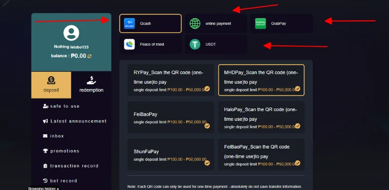 Standard deposit Jili77 through 3 methods 